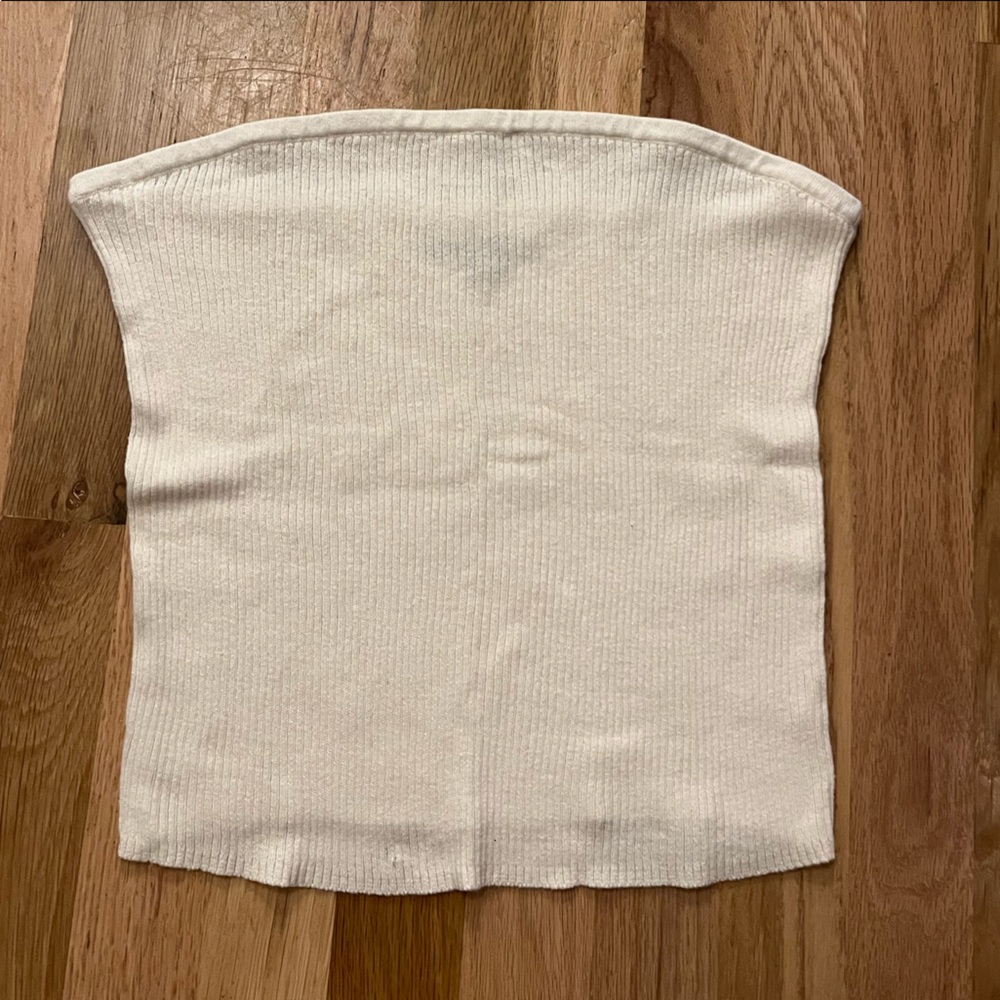 Ribbed tube top!